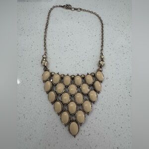 Lucky Brand Cream Statement Necklace
